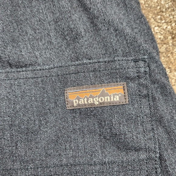 Patagonia All Seasons Hemp Canvas Bib Overalls Ink Black 56426 Womens Medium REG - Picture 13 of 14